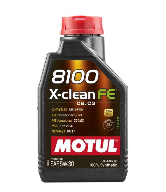 Olej, 8100 X-CLEAN FE 5W30 1L 112771 MOTUL